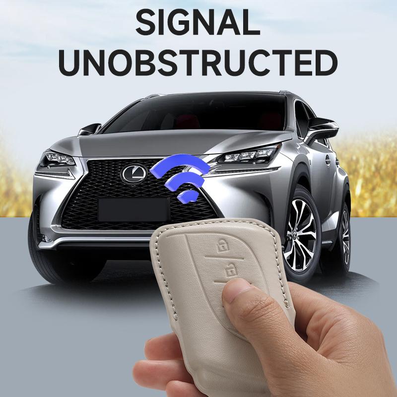 Genuine Leather Car Key Case Cover Key Bag For Lexus Nx Es Ux Us Rc Lx Gx Is Gs Lx57 250H 350 Ls 450H Protect Set Accessories