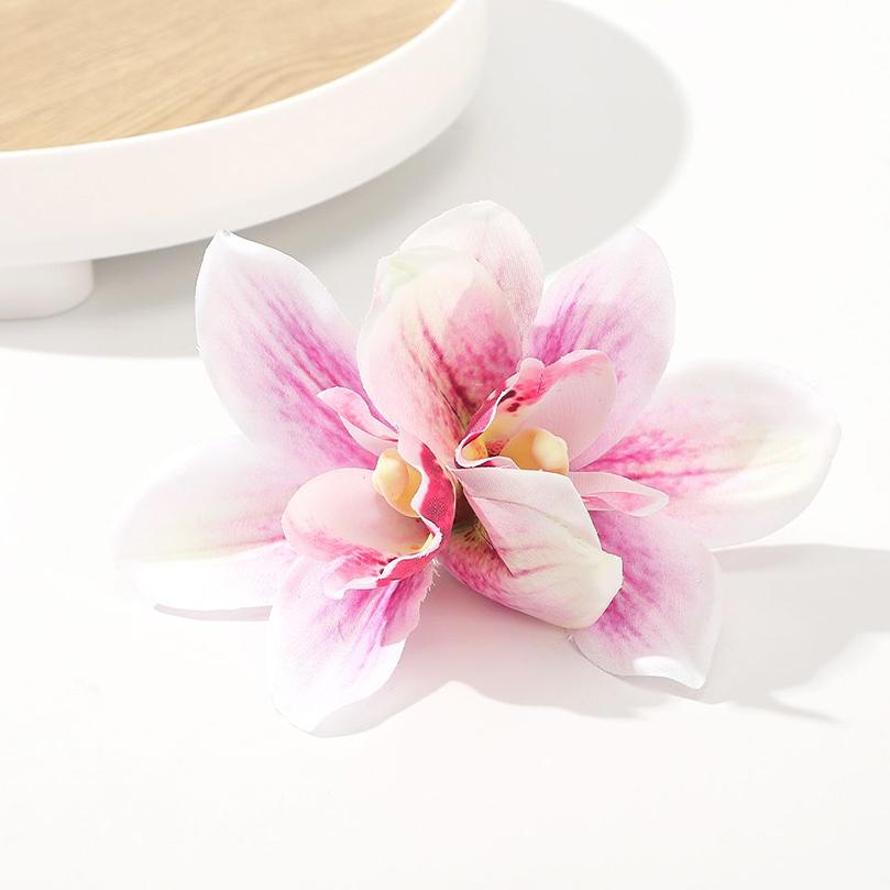 AWAYTR Bohemia Canna Blomster Små Hårklemmer Hawaii Brudeblomster Hårklemmer Hårnåler Spenne For Bryllup Hårtilbehør