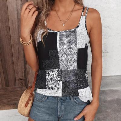 Printed Camisole Vest Women's Tank Top
