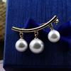 Simple Imitation Pearl Brooch Women's Accessories