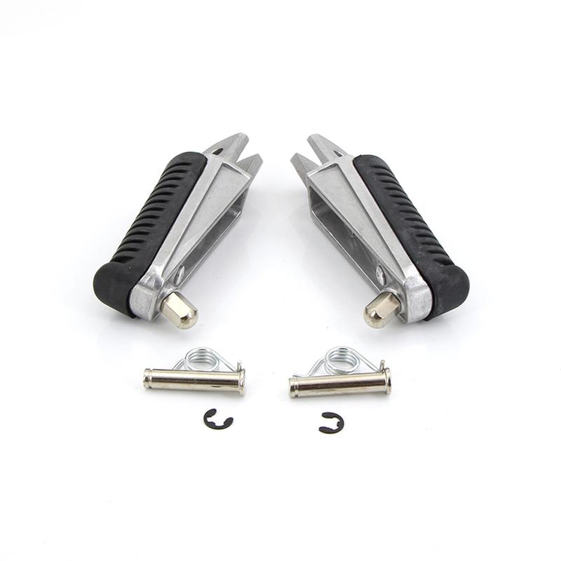 

Motorcycle Folding Parts For YAMAHA TDR125R FZR600 FZS600 XJ600 Front Foot Rests Pedal Bracket Assembly Kit Transverse grain