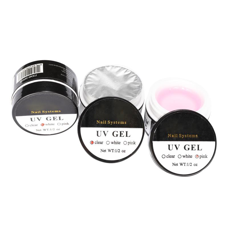 Pdtoweb 20ml UV Builder Gel Nail Art Extension Gel + Nail Art Brush Pen Manicure Tools