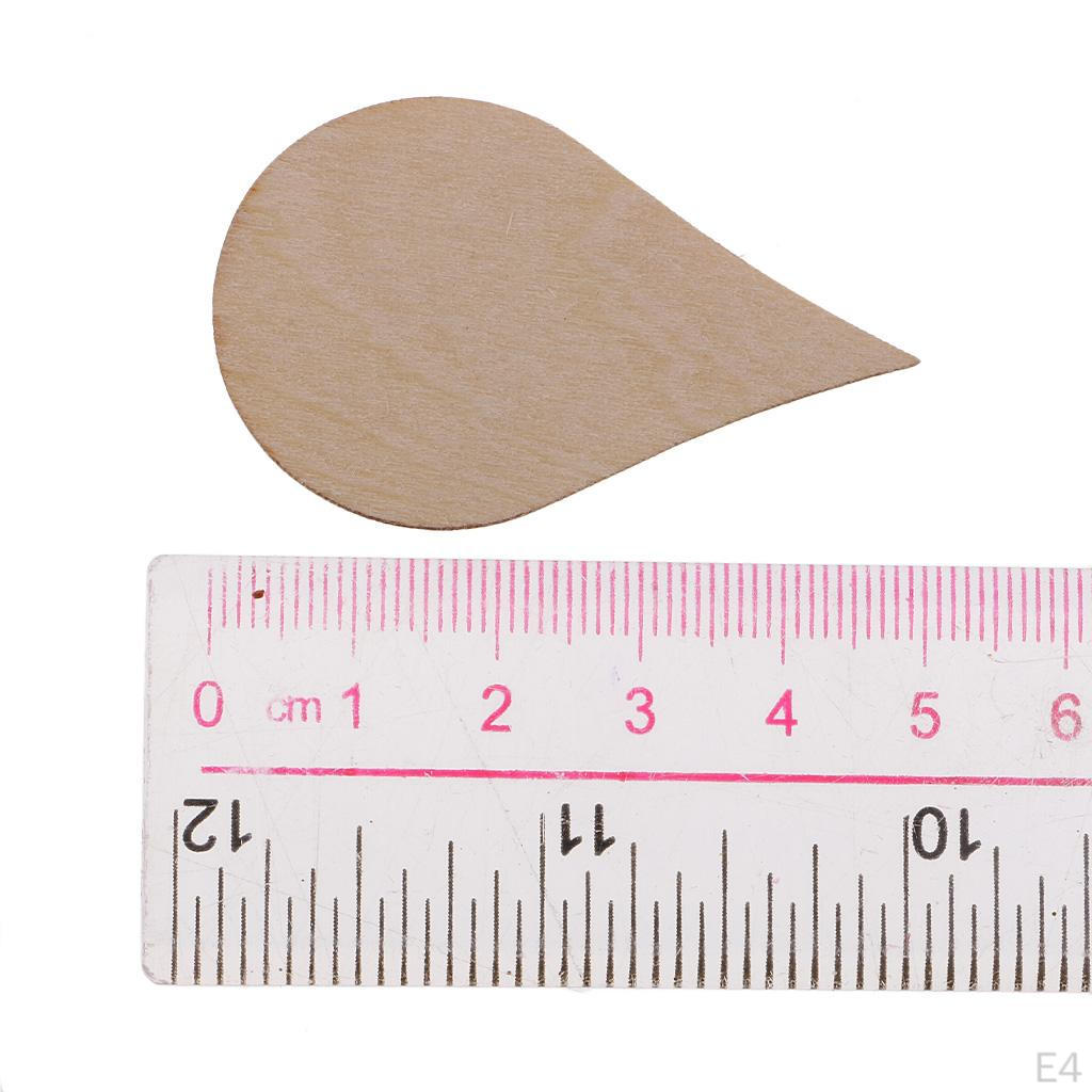 Wood Cutouts, Unfinished Wooden Ornaments for Decoration,