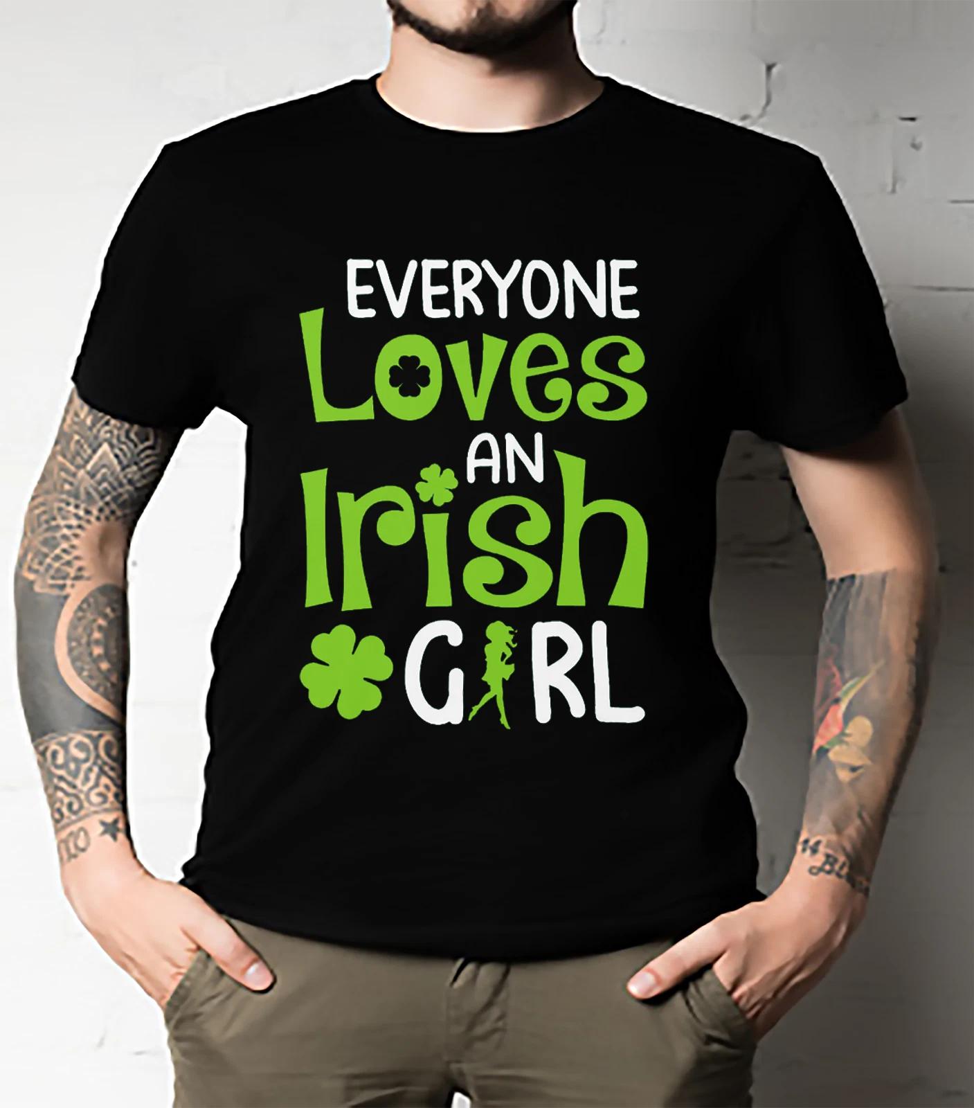 Men s and Women s T-shirts everyone loves an irish girl Essential S