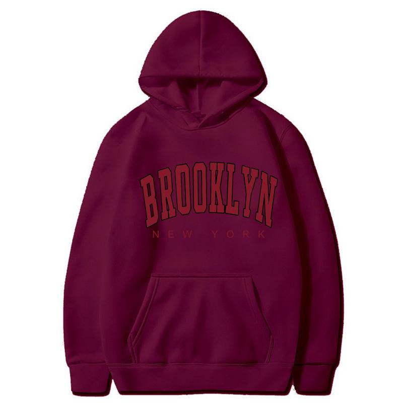 Men Hoodie 1898 New York Print Women Hoodie Set Kawaii Female Sweatshirt Harajuku Loose Long Sleeve Plus Size Clothes