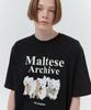 WAIKEI Maltese Archive Short Sleeve T-Shirt Black