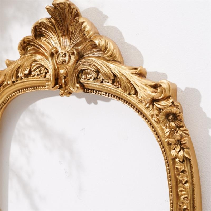 Antique Ornate Oval Photo Frame for Wall Mounting Retro Picture Frame,Decorative Photo Frame Wall Decors for Offfice Home Decors
