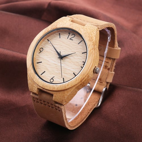 Genuine leather band, waterproof for everyday use, simple, antique-style watch, perfect as a Father's Day gift or a gift for your lover, unisex