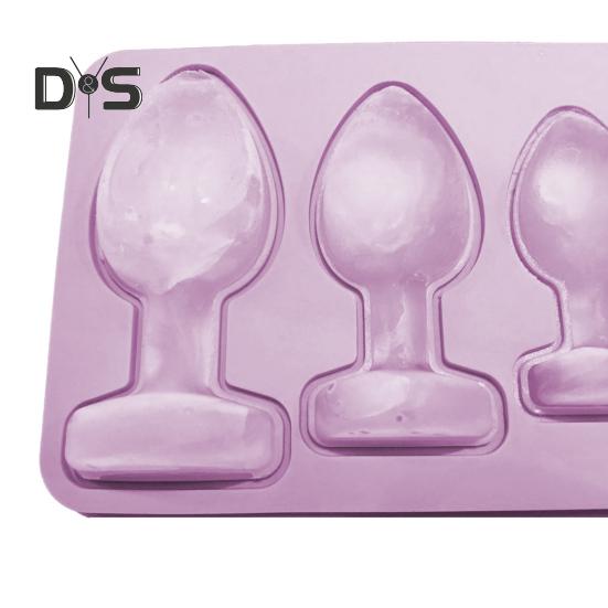 Silikonová forma na ledové kostky Nový tvar Výrobník ledových kostek pro dospělé Žert Dárkové potřeby pro párty pro whisky Koktejly Nápoj Brandy Šťáva