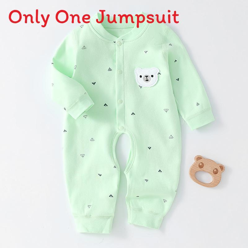Baby Cotton Onepiece Romper With Bonefree Design For Newborns And Infants