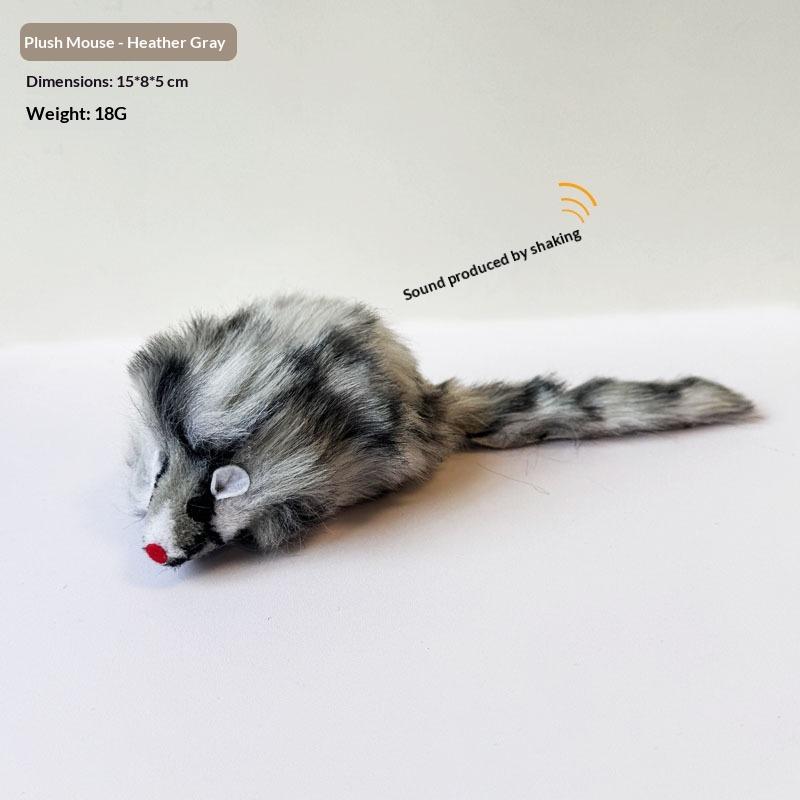 

Interactive Cat Toys Electric Squeaky Simulation Bird Plush Cats Pets Teasing Toys With Feather Kitten Chirping Bird Toys A6