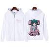 Anime The Apothecary Diaries Print Zip Up Hoodie Men Women Fashion Sweatshirts Loose Casual Oversized High Quality Zipper Jacket