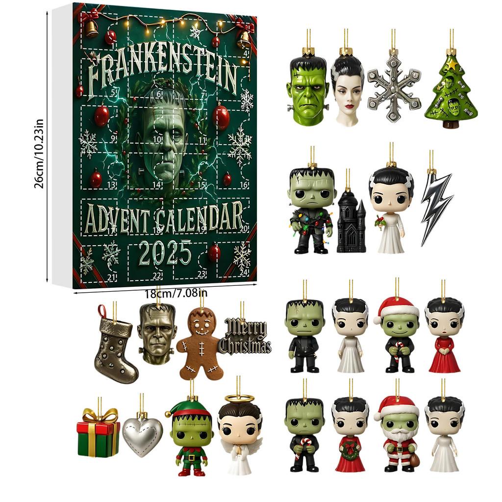 Gorilla Forță Aeriană Balet Acrilic Ornament de Pom de Crăciun Calendar de Advent Cutie Surpriză Cadou Pentru Decor de Sărbători