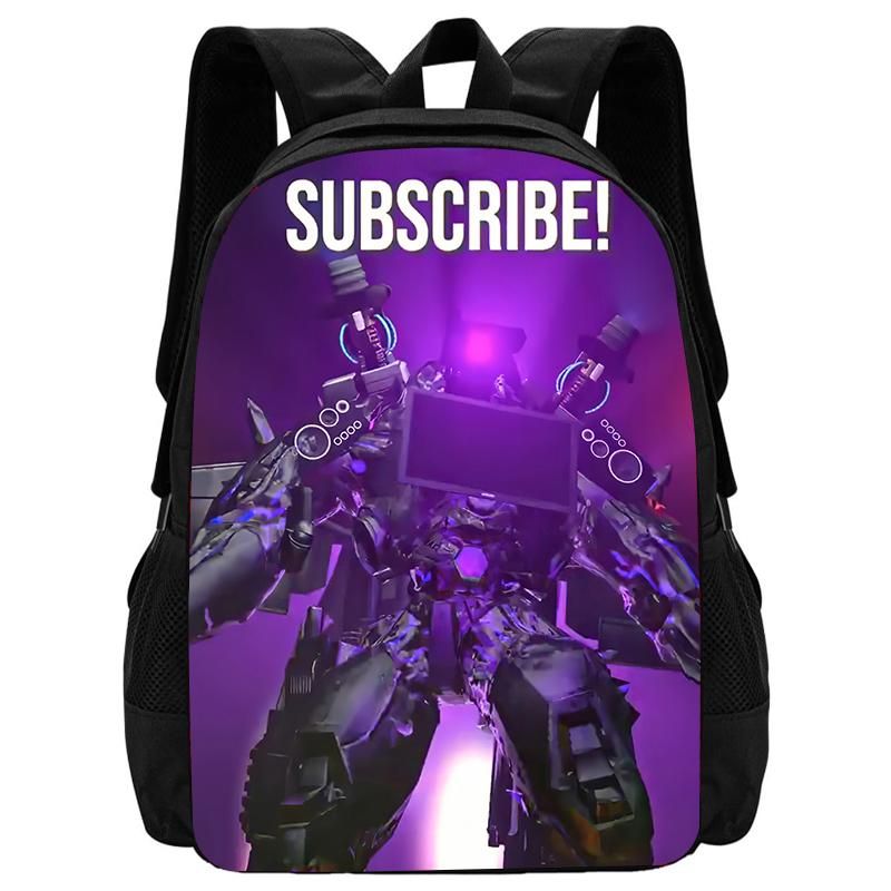 Mochila Skibidi Toilet School Backpack Cartoon School Bag for Boys  Titans Cameraman Children Backpack  Speaker Tv Man Kids Bags