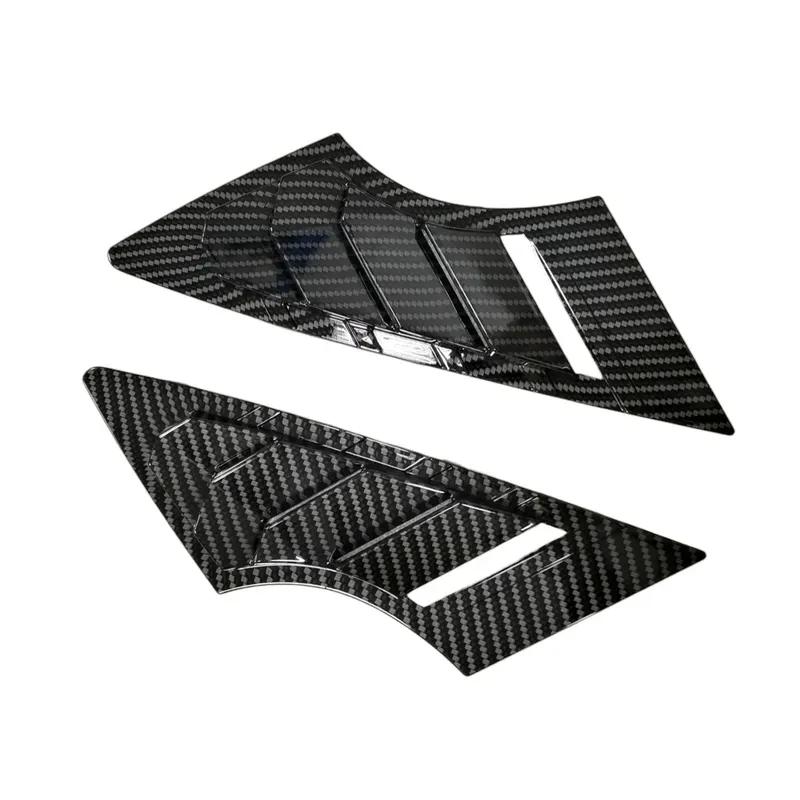 For KIA K3 Forte Cerato 2013 2014-2018 ABS Plastic Front Window Quarter Louver Cover Side Vent Trim Car Adhesive Accessories