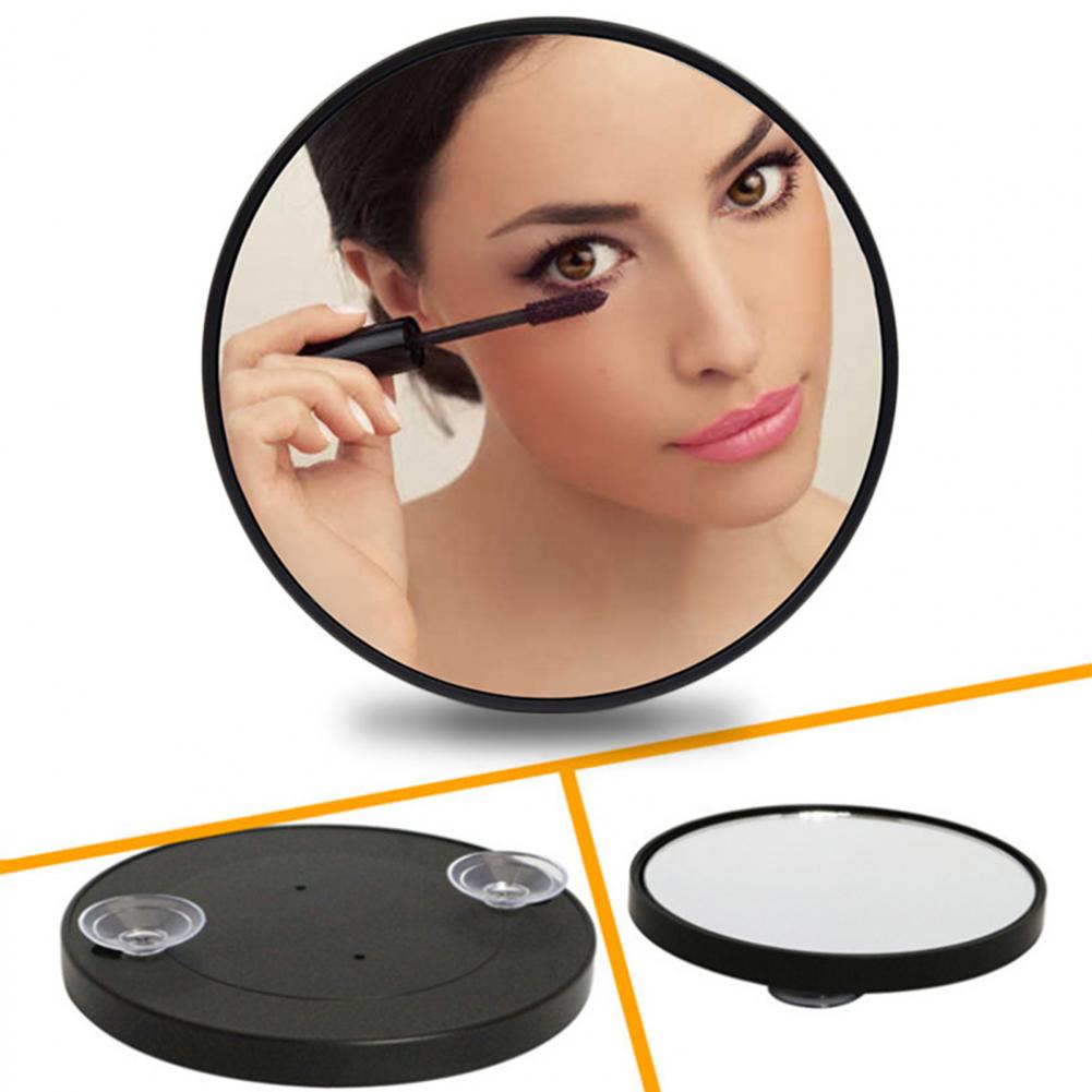 Bathroom Mirror with Tweezers Detachable Suction Cup 30X Magnifying Hand-held Magnifying Makeup Mirror Bathroom Supplies