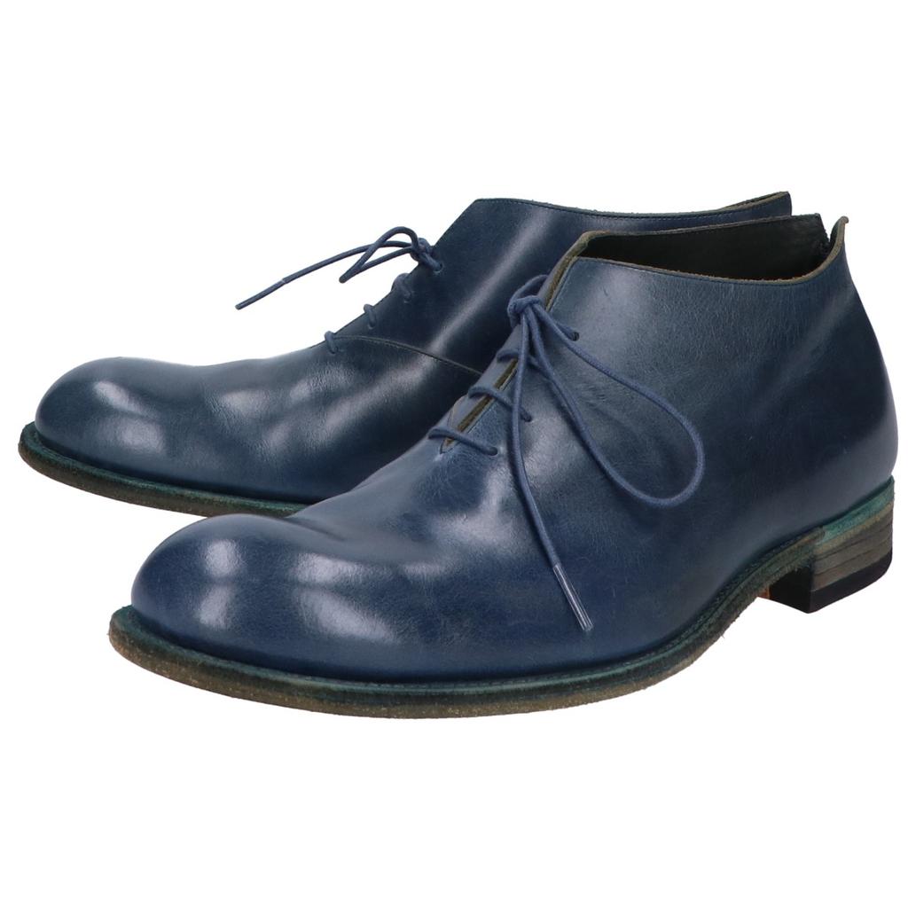 PETROSOLAUM slit mid whole cut shoes shoes 40 NavyUsed