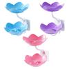 3Pcs Wall Mount Lotus Soap Dish Double Layers Quick Drain No Drill