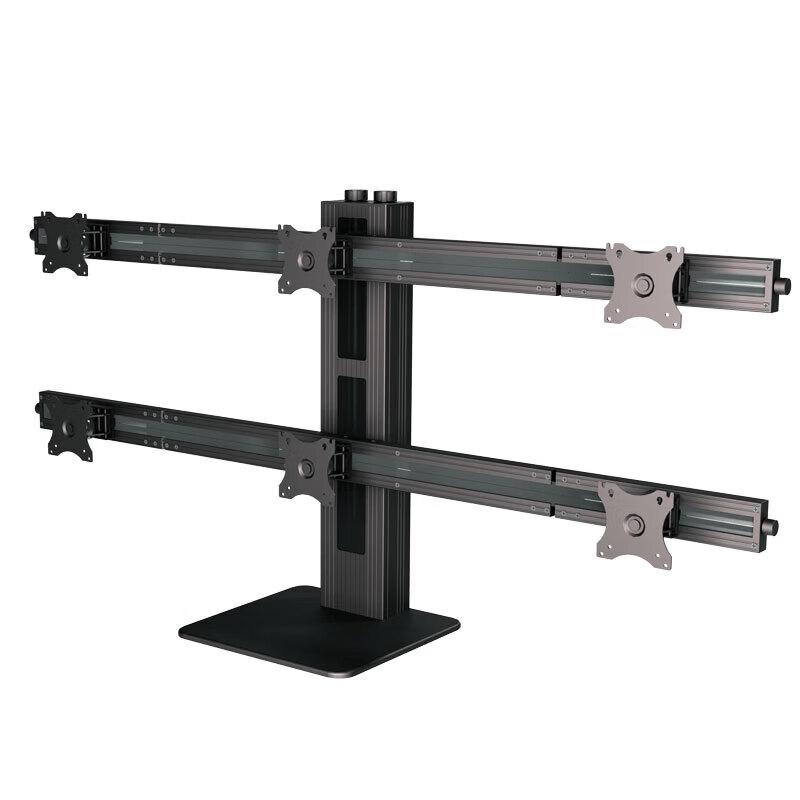 Aliver S601 Six-Monitor Desk Mount