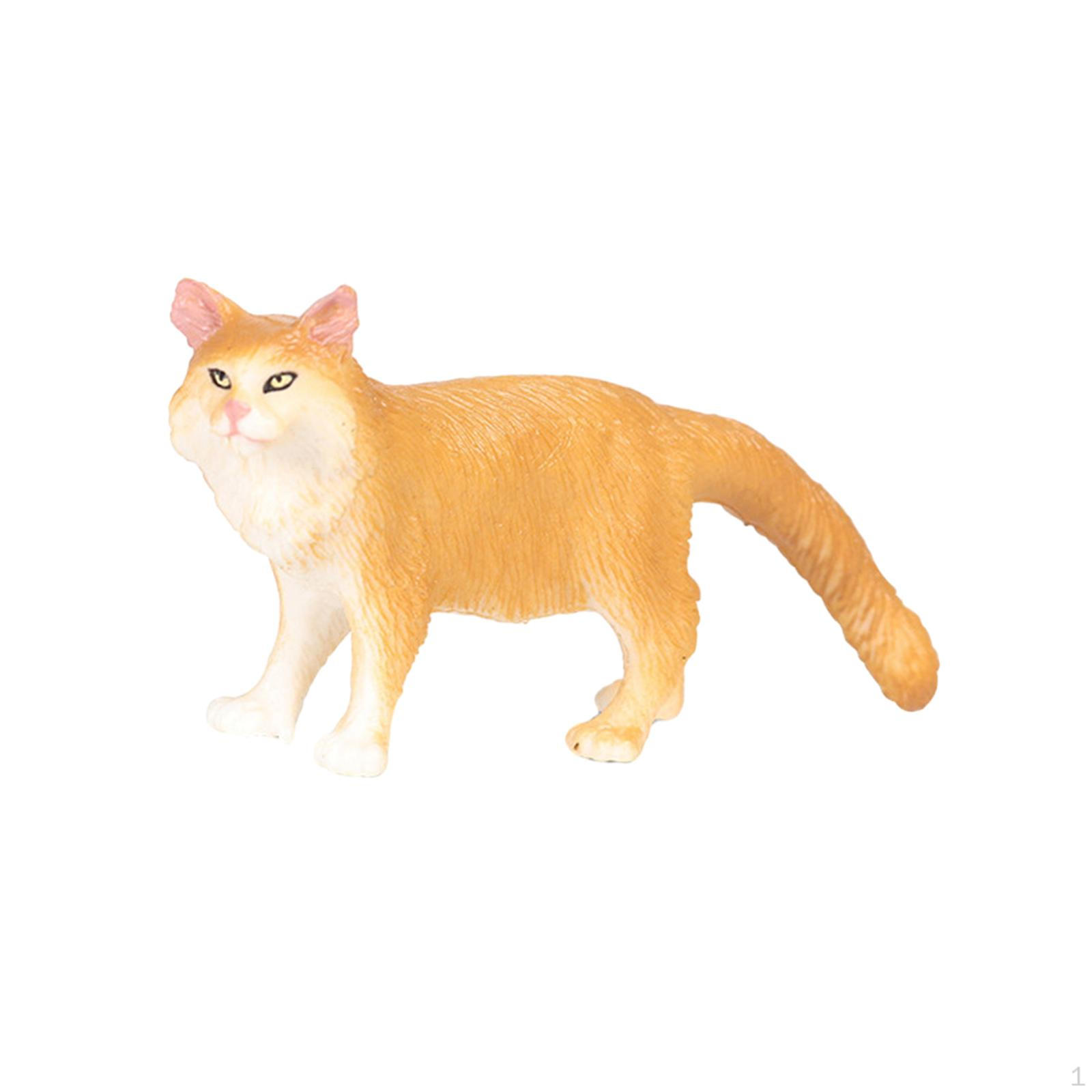 

Feline Figurines Set for Home Decor Yellow