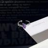 Elegant Purple Diamond Ring: Women's Cool, Simple, Light Luxury Index Finger Jewelry in Cold Style