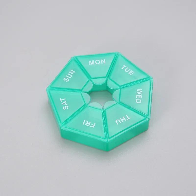 1-4pcs Mini Small Portable Travel Vitamin Pill Box Pills Cases Container Organizer Storage Tablets Grids Medicine Fish Oils