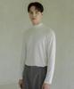ESN Half Turtleneck Knit T-Shirt Cream