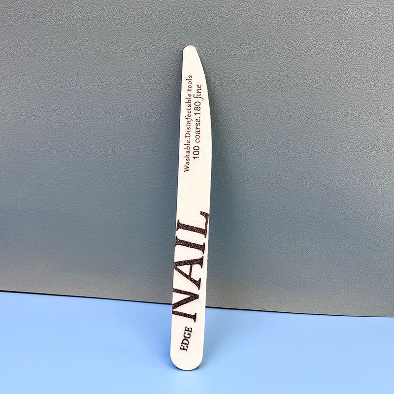 

Ultra-Thin Wood Chip Nail File Strip for Natural Nails - Durable, Washable Sandpaper for Shaping and Grinding
