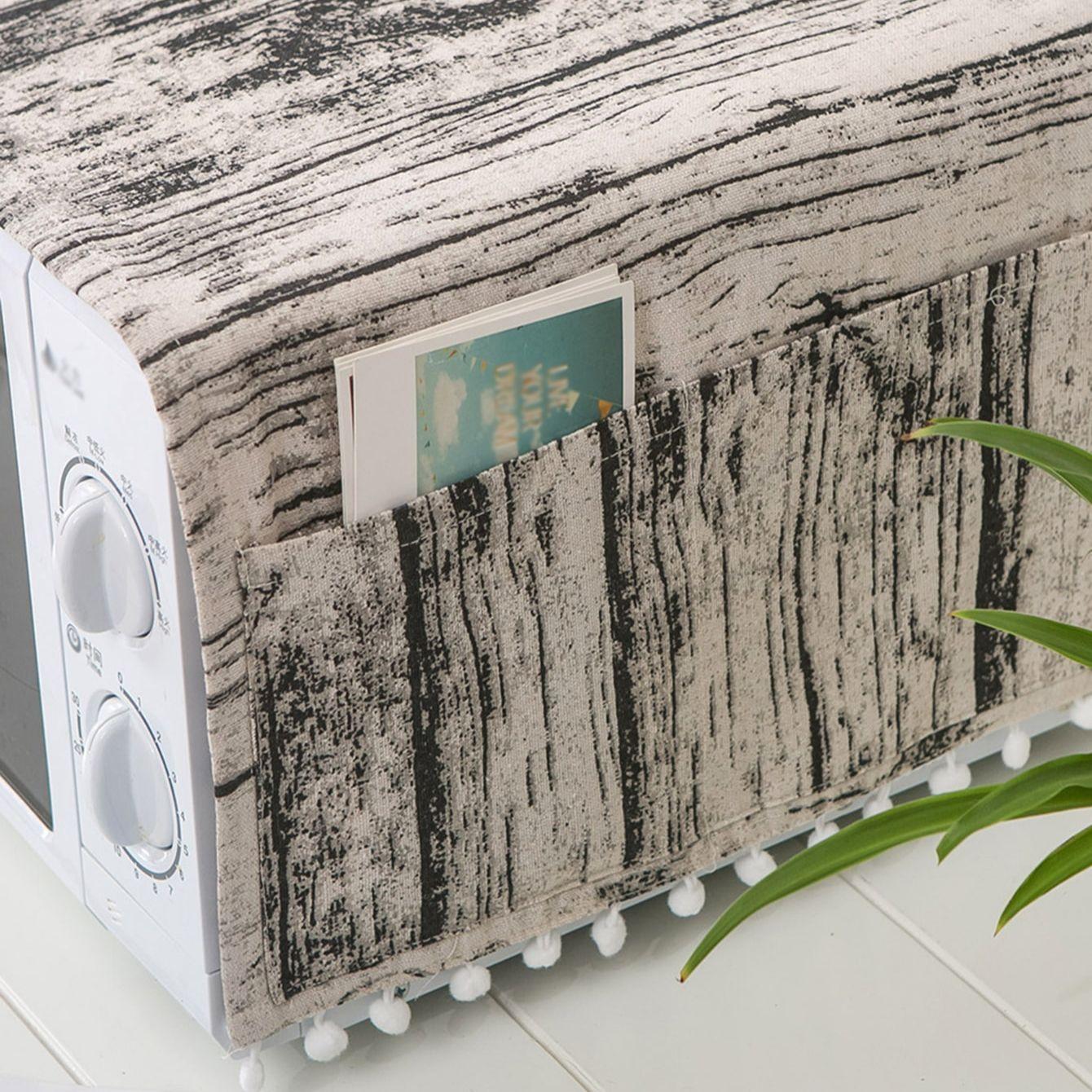 

1 шт.-Чехол для микроволновой печи, простой маслостойкий чехол, пылезащитный чехол для электроплиты, водонепроницаемый и маслостойкий бытовой чехол для духовки