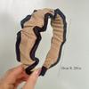 Retro Franse Stijl Brede Geplooide Hoofdband voor Gezicht Wassen en Uitgaan, Geschikt voor Dames Haaraccessoires en Dagelijks Veelzijdig Gebruik