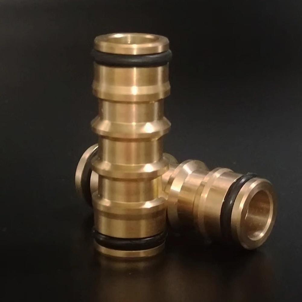 4pcs Brass Pipe Fittings Leak-Proof Seal Quick Connect For Irrigation Watering Garden Pipe Fittings Easy Installation