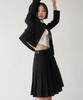 Yusim Pleated Wool Kilt Skirt