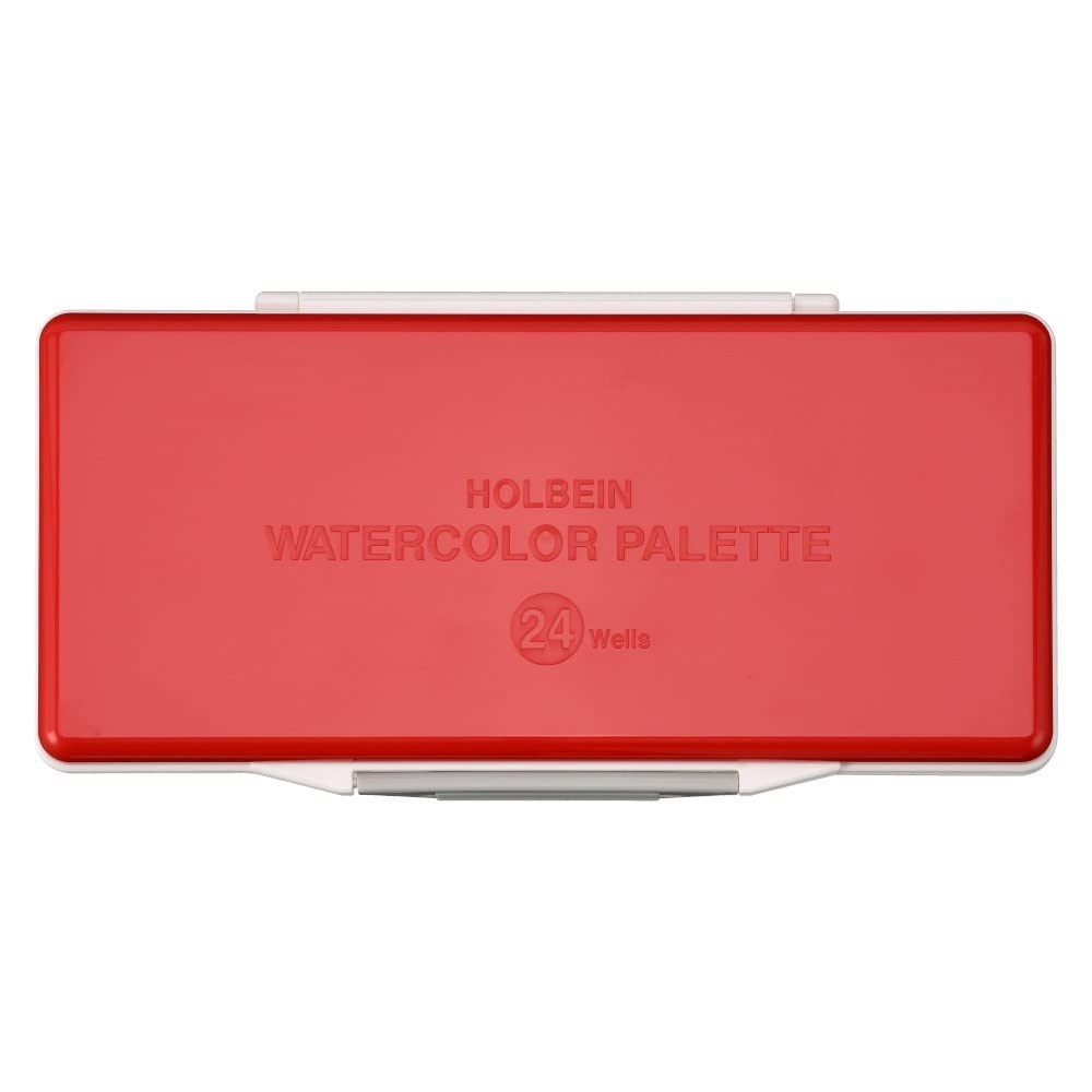 HOLBEIN Watercolor Palette RP-24 with Removable Compartments, 24 Compartments (26 Small Petri Dishes, 4 Large) 210191