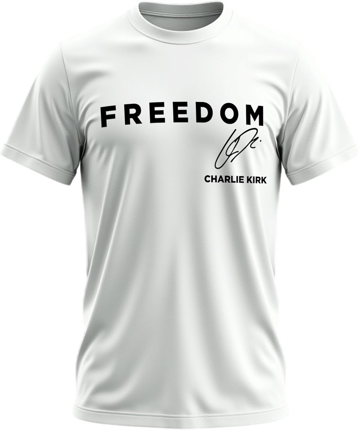 Freedom Shirt – Simple Freedom Text T Shirt for Men Women Patriotic Men s Tshirts Graphic Tee S