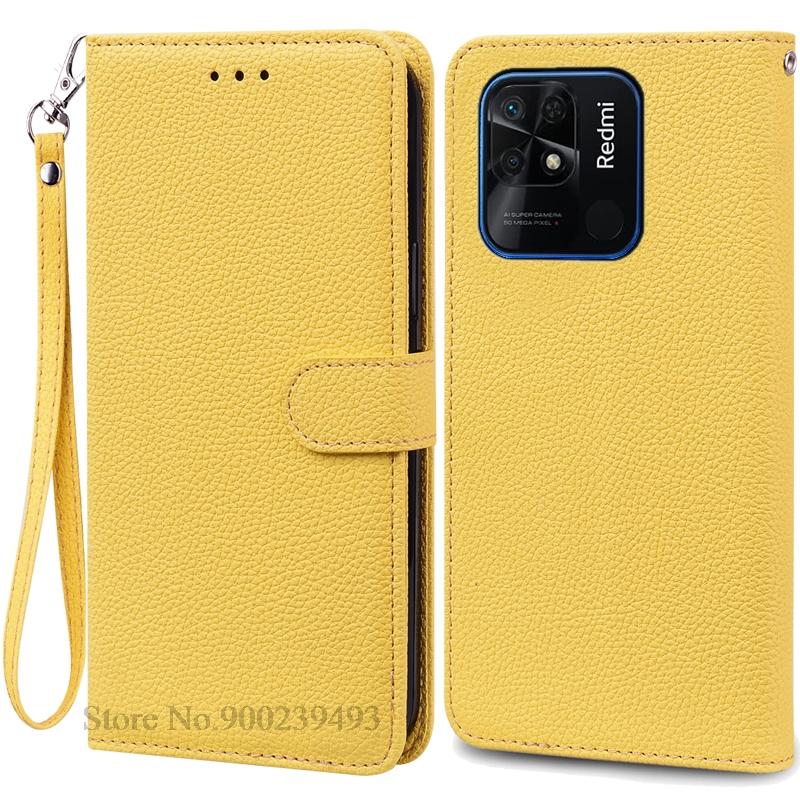 Pouzdro Redmi10C Pro Xiaomi Redmi 10C Pouzdro Měkké Kožené Peněženkové Odklápěcí Pouzdro Pro Redmi 10C Pouzdro 10 C Knižní Kryty na Telefon Coque Fundas