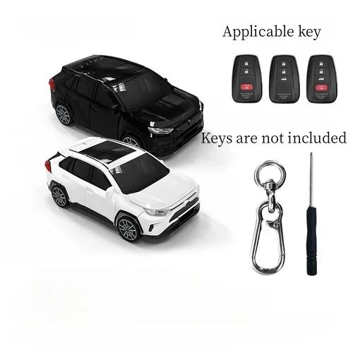 Toyota RAV4-Class Key Holder, Model Key Protector, Personalized Gift Car Key Holder,  with Buckle Accessory