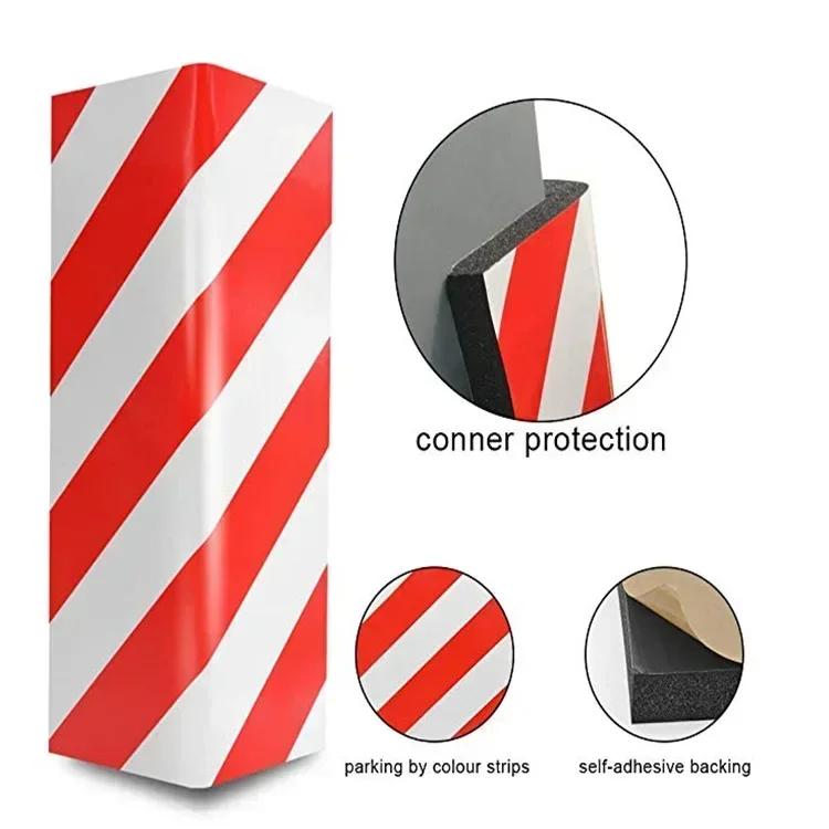 1/2 szt. Piankowy Znak Ostrzegawczy do Samochodu Ochrona Zderzaka Drzwi Zewnętrzna Anti-Adhesive Ochrona Garażu Parkingowego