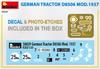 Miniart German Tractor D8506 1937 Plastic Model MA38029 1/35