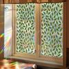 Floral Rainbow Static Sticker Window Privacy Film UV Protection Glass Sticker Non-Adhesive Window Cling for Home Bedroom Living Room Decor