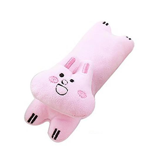 Pet Toy Realistic Animal Shape Bite-Resistant Plush Chew Toy with Catnip Relieves Boredom Simulation Modeling Teeth Cleaning