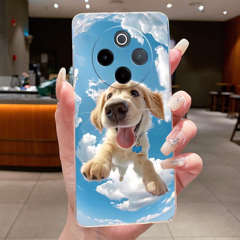 Shockproof Soft Phone Case For Vivo iQOO Z10/Y300 Pro/Y300 Pro+ Plus/T4 Unique Design Elegant Pattern TPU Transparent Casing