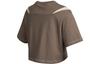 Nike Crop Tops Women's Umber Crew Neck Moderate DD5591-004