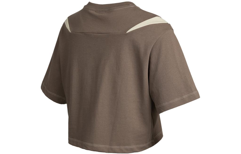 Nike Crop Tops Women's Umber Crew Neck Moderate DD5591-004