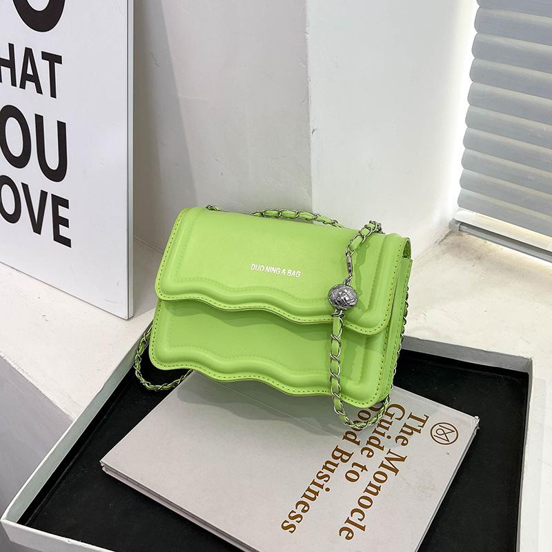 Chain Small Square Bag Spring Design Fashionable And Simple Underarm Shoulder Bag Casual Messenger Women'S Bag