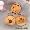 Cute Kapibara Mini Coin Bag Cartoon Furry Capybara Small Pendant Accessories Pendant Round Cake Bag