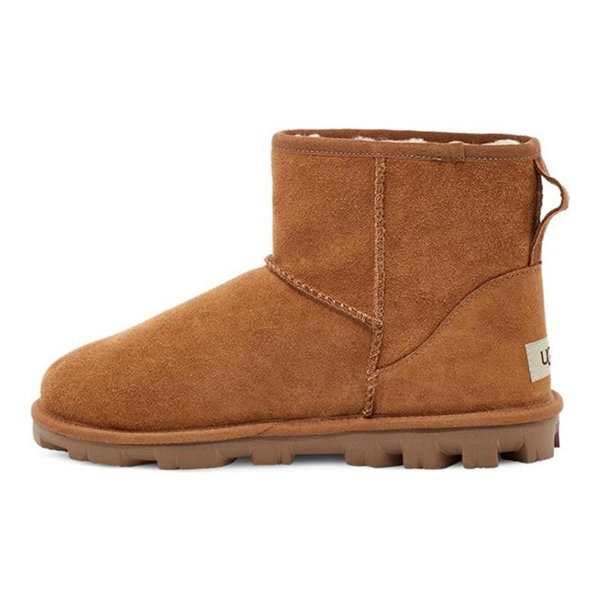 UGG Essential Mini Classic Fleece Lined Brown Women's Sneakers 1115030-CHE