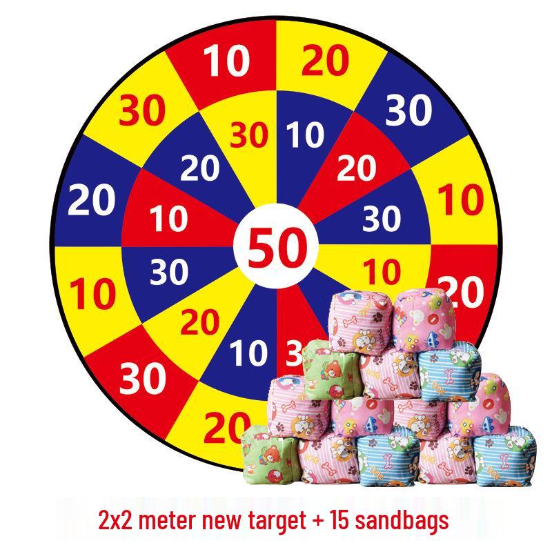 Sandbag Toss Target: Fun Outdoor Game for Kindergarten Team Building