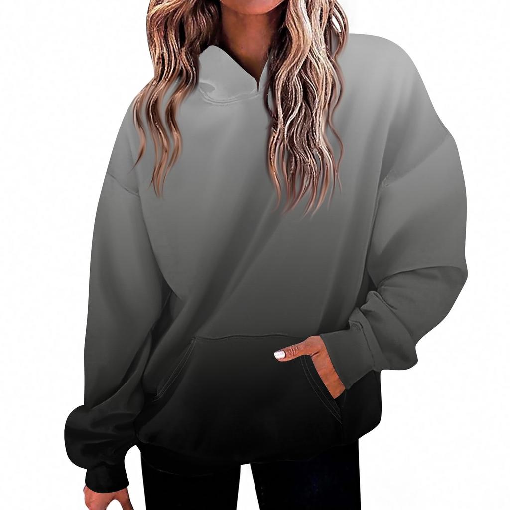 Women's Fashion Daily  Casual V-Neck Long Sleeve Printed Top