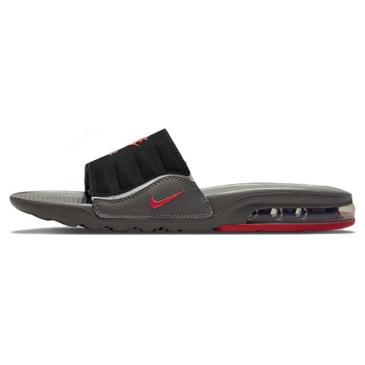 New Nike Air Max Camden Slide 'Flat Pewter Siren Red' Gs CZ4665-002