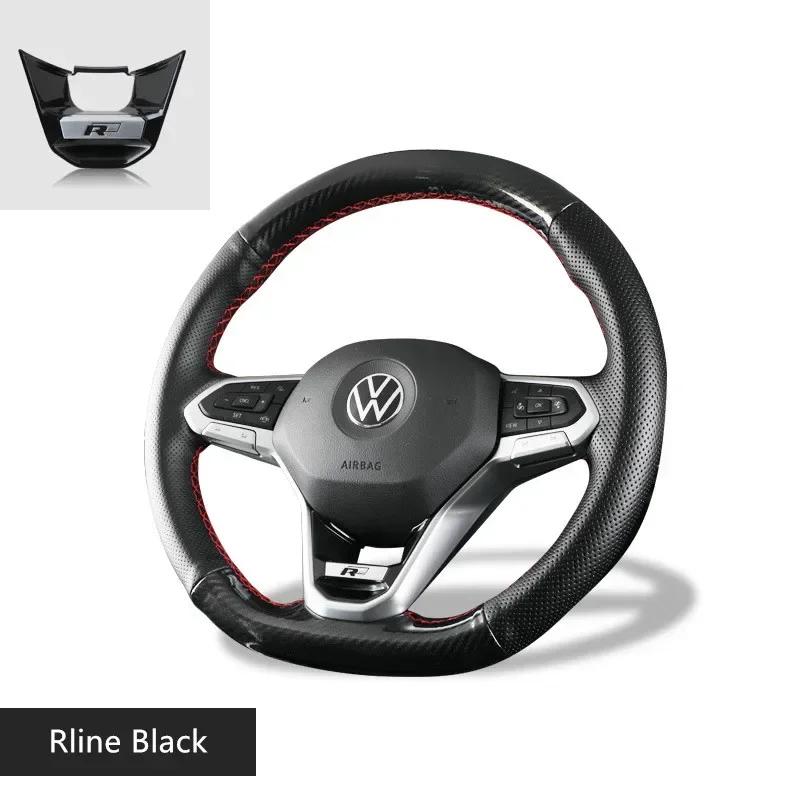 

2025 Hot Car Steering Wheel Emblem Sticker Decals for Volkswagen VW Golf 8 MK8 Magotan CC Tayron X Touareg Accessories
